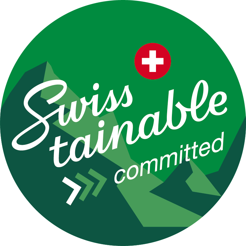Logo Swisstainable commited